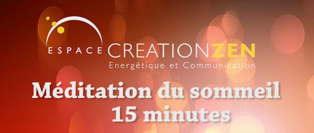 méditation du sommeil - Espace création zen - Michel Ulrich