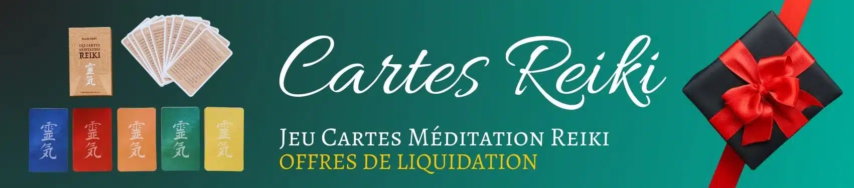 BME - Pub Cartes Reiki liquidation Cartes Reiki de méditation - En liquidation