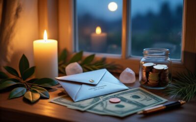 Le ch&egrave;que d’abondance : Rituel de nouvelle lune